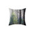 Young birch tree pillow