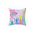 Preppy Print #2 Pillow with Skeleton and Star Design