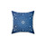 Mandala Blue Decorative Throw Pillow