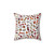 Cute squirrel doodle decorative pillow for autumn
