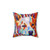 Vibrant Blue Heeler Decorative Pillow
