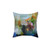 Colorful abstract art pillow for home decor