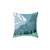 Allgäu Travel Poster Decorative Pillow