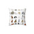 Soft, plush rabbits pillow for home decor
