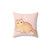 Chubby Kitty Throw Pillow