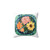 Inspirational feminist pillow with floral design