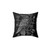 Spooky gothic raven decorative pillow