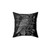 Spooky gothic raven decorative pillow