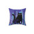 Black Cat Ferns Pillow