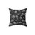 Gothic Skull Pattern Throw Pillow