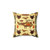 Retro Tribal Boho Pillow with Vintage Afghan War Rug Design