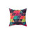 Colorful geometric pattern pillow