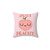 Peachy Happy Pillow - Cute Kawaii Peach Accent Pillow