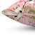 Japanese Garden Throw Pillow featuring pink flowers and birds