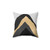Decorative mountains pillow with a minimalist, abstract design