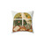 Tea Time by the Window Pillow - Cozy Decorative Pillow for Book Lovers