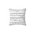 Musical sheet music pillow