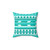 Mint Aztec Pattern Throw Pillow