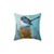 Blue Wren Decorative Throw Pillow