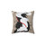 White Fox Ribbons Decorative Pillow
