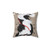 White Fox Ribbons Decorative Pillow