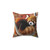Soft and cuddly red panda pillow for home decor