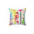 Vibrant Watercolor Jungle Tropical Pillow