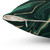 Emerald Green Marble Decorative Pillow
