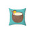 Pina Colada Themed Decorative Pillow