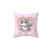 Gentle Blooms Kawaii Pillow featuring cute pastel design