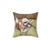Adorable Violin Fox Decorative Pillow