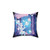 Pastel Ghost Girl & Cats Decorative Pillow