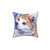 Realistic Akita Dog Portrait Art Pillow