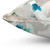 Mountain Mist Pillow featuring a serene watercolor landscape