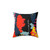 Vibrant Abstract Dark Side Pillow