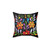 Colorful Mexican Flowers Decorative Pillow