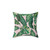 Jungle Leaves, Banana & Monstera Decorative Pillow