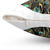 Golden Peacock Feather Decorative Pillow