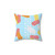 Circus Peanuts Blue Pillow