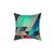 Vibrant Abstract Geometric Pillow