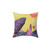 Alien Planet Sci-Fi Themed Throw Pillow