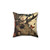 Dominate Pillow with Skull and Nature Print
