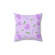 Pink Christmas Pattern Pillow