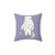 Cute Unicorn Cat Pillow with Stay Weird Text