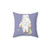 Cute Unicorn Cat Pillow with Stay Weird Text