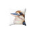 Watercolor painting of a kookaburra bird on a pillow