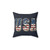 Vintage USA Flag Pillow - American Pride Decor