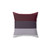 Ombre Striped Preppy Throw Pillow