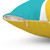 Turquoise and Yellow Decorative Pillow