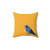 Stylish bird print decorative pillow for bedroom